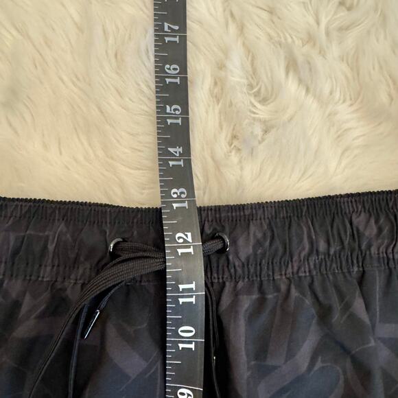 Calvin Klein Black Swim Shorts Allover Monogram Logo Large - Picture 11 of 13